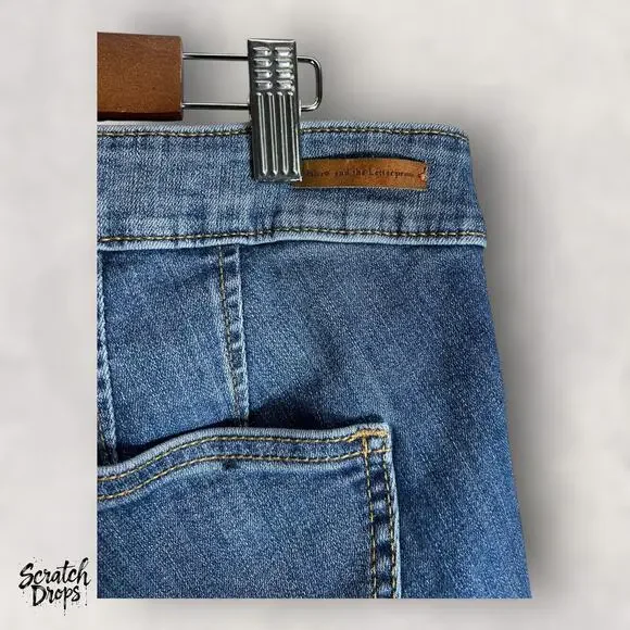 Pilcro by Anthropologie Women's Jeans Size 16W High Rise Skinny Fit Blue Denim - Picture 3 of 4